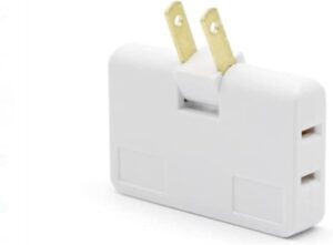 Three Converter 180 Degree Rotation Extension Plug Wireless Outlet Travel Adaptor Light Socket In Japan Canada - (Standard: US Plug, Color: Random)-B0FLVZJSYL