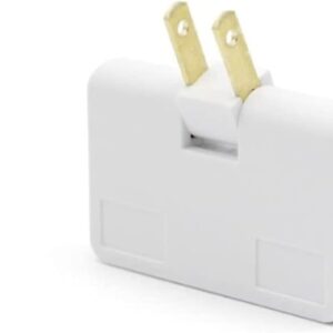 31pem7Ch4fL._AC_SL1072_ Three Converter 180 Degree Rotation Extension Plug Wireless Outlet Travel Adaptor Light Socket In Japan Canada - (Standard: US Plug, Color: Random)-B0FLVZJSYL