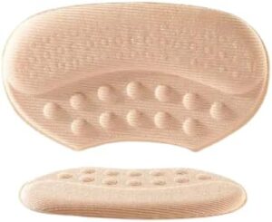 1Pair Shoe Pads for High Heels Anti-wear Foot pads Heel Protectors Womens Shoes Insoles Anti-Slip Adjust Size Shoes Accessories (Black, one size)-B0FMYM3ZH2
