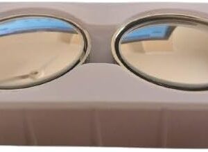 High-Quality Dual Round Mirrors – Crystal Clear Reflection – 2 Pieces with Protective Plastic Case-B0FMRRFTX9