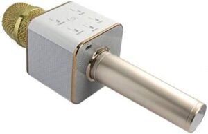 Wireless Bluetooth Microphone with Q7 Speaker Portable Blade Compatible with All Smartphones