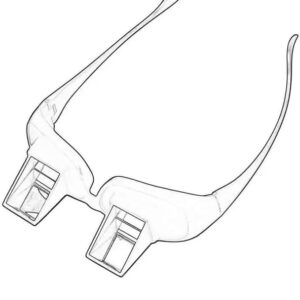 414vRNwHrfL._AC_SX679_ Lazy Glasses Bed Prism Glasses Spectacles Horizontal High Definition Glasses Prism Periscope Lie Down Eyeglasses for Reading and Watch TV in Bed Unisex-B0FKHH44HV
