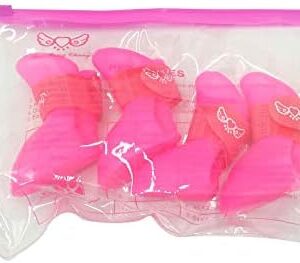 4152Wvp0DbL._AC_ 4Pcs Pet WaterProof Rainshoes Anti-slip Rubber Boot For Big Large and Small Dogs Cats Outdoor Boots Pet Rain Shoes For Pets (Black, XL: Shoe length 7.5cm/ Shoe width 6cm)-B0FKBY6Q5Y