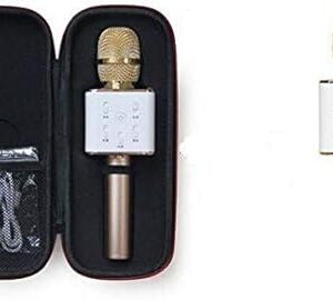 Wireless Bluetooth Microphone with Q7 Speaker Portable Blade Compatible with All Smartphones