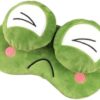 1Pcs - 3D Frog Plush Sleep Mask Cute Sleeping Eye Cover For Children Lovely Blindfold Sort Plush Eyes Bandage Women Travel Warm Relax Nap (Lose)-B0FMY3MMC7