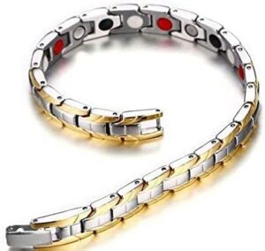 Bracelet 2IN1 Health Energy Bangle Arthritis Twisted Magnetic Exquisite Bracelet Male Gift Power Therapy Magnets-B0FMNM4SQD