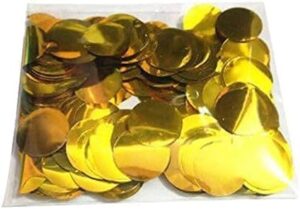 Dim 2.50Cm Sequins with 1 Side Hole PVC Flat Round Loose Sequin Paillettes Sewing Craft DIY Scrapbooking Pendant, (L) (100)-B0FLF3ZJVD