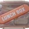 - Multi-Compartment Lunch Box with Built-in Utensil Case – Stylish & Practical Design 23cm*15cm-B0FN3V4SCV