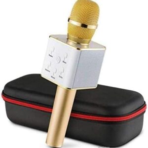Wireless Bluetooth Microphone with Q7 Speaker Portable Blade Compatible with All Smartphones