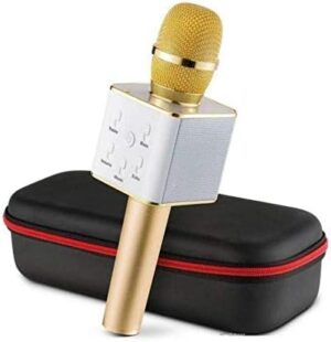 Wireless Bluetooth Microphone with Q7 Speaker Portable Blade Compatible with All Smartphones