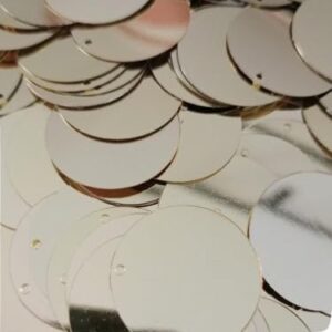 41zK2h1MIoL._AC_ Dim 2.50Cm Sequins with 1 Side Hole PVC Flat Round Loose Sequin Paillettes Sewing Craft DIY Scrapbooking Pendant, (L) (100)-B0FLF3ZJVD