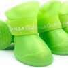 4Pcs Pet WaterProof Rainshoes Anti-slip Rubber Boot For Big Large and Small Dogs Cats Outdoor Boots Pet Rain Shoes For Pets (Black, XL: Shoe length 7.5cm/ Shoe width 6cm)-B0FKBY6Q5Y