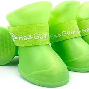 51DrilWWCNL._AC_SX522_ 4Pcs Pet WaterProof Rainshoes Anti-slip Rubber Boot For Big Large and Small Dogs Cats Outdoor Boots Pet Rain Shoes For Pets (Black, XL: Shoe length 7.5cm/ Shoe width 6cm)-B0FKBY6Q5Y