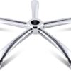 office chair base, 28 inch office chair base replacement with reinforced metal legs (2200lbs), chair bottom part for most chairs, cylinder and caster sockets (silver)-B0FLVNSNHQ