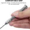 With Keyless Chuck Hand Twist Drill Handmade Tools 0.8mm-3.0mm HSS Drill Bits Hand Drilling Tool Mini Manual Puncher (0.5-2.0mm 11PCS)-B0FKNC35RC