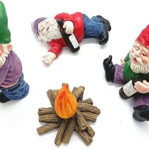 Funny Mooning Gnome Statue – Hilarious Garden or Home Decor 10Cm-B0FMQ9WXWB