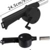 Fan Air Blower Fast Fire Starter Portable Mini Manual Hand Crank for Outdoor Picnic Camping Cooking Barbecue Charcoal Grills Stove Accessories (A)-B0FMRDC6GZ