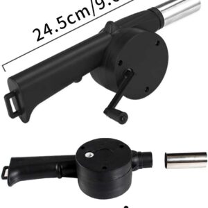 51OyGkYQAaL._AC_SL1100_ Fan Air Blower Fast Fire Starter Portable Mini Manual Hand Crank for Outdoor Picnic Camping Cooking Barbecue Charcoal Grills Stove Accessories (A)-B0FMRDC6GZ