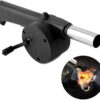 Fan Air Blower Fast Fire Starter Portable Mini Manual Hand Crank for Outdoor Picnic Camping Cooking Barbecue Charcoal Grills Stove Accessories (A)-B0FMRDC6GZ