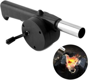 Fan Air Blower Fast Fire Starter Portable Mini Manual Hand Crank for Outdoor Picnic Camping Cooking Barbecue Charcoal Grills Stove Accessories (A)-B0FMRDC6GZ