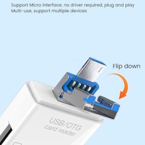 51Zck3kmLbL._AC_SL1500_ OTG SD Card Reader Flash Drive Smart Memory Card Reader Type C Cardreader Type C Adapter USB2.0 TF Card Adapter Micro-B0FKHCHQXG