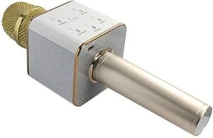 Wireless Bluetooth Microphone with Q7 Speaker Portable Blade Compatible with All Smartphones