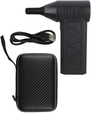 Turbo Fan Turbine Jet Blower 130,000Rpm W/High-Speed Brushless Motor Top Speed 100Mph Airflow Strong Wind Fan, Blower, Compact, Mini Jet Fan, Cordless Air Blower.-B0FLYZ7VY2