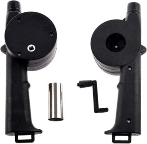 Fan Air Blower Fast Fire Starter Portable Mini Manual Hand Crank for Outdoor Picnic Camping Cooking Barbecue Charcoal Grills Stove Accessories (A)-B0FMRDC6GZ