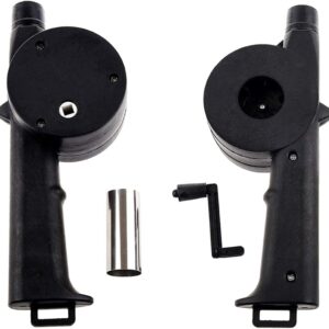 51k+5vGlYOL._AC_SL1100_ Fan Air Blower Fast Fire Starter Portable Mini Manual Hand Crank for Outdoor Picnic Camping Cooking Barbecue Charcoal Grills Stove Accessories (A)-B0FMRDC6GZ