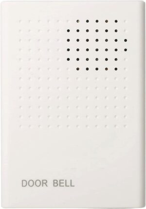 Classic Electronic Door Bell – Loud & Clear Chime – Minimalist Design – Easy Wall Mount – White 8cm* 6cm 1 pcs-B0FMS2ZQT2