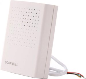Classic Electronic Door Bell – Loud & Clear Chime – Minimalist Design – Easy Wall Mount – White 8cm* 6cm 1 pcs-B0FMS2ZQT2