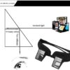 Lazy Glasses Bed Prism Glasses Spectacles Horizontal High Definition Glasses Prism Periscope Lie Down Eyeglasses for Reading and Watch TV in Bed Unisex-B0FKHH44HV