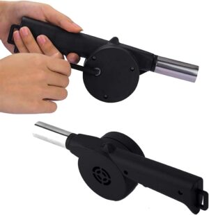 Fan Air Blower Fast Fire Starter Portable Mini Manual Hand Crank for Outdoor Picnic Camping Cooking Barbecue Charcoal Grills Stove Accessories (A)-B0FMRDC6GZ