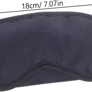 Classic Black Sleep Mask – Lightweight Eye Mask for Sleeping, Naps, and Travel (18cm x 8cm) 1Pcs-B0FMQ7BHCF