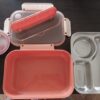 - Multi-Compartment Lunch Box with Built-in Utensil Case – Stylish & Practical Design 23cm*15cm-B0FN3V4SCV