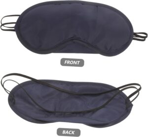 Classic Black Sleep Mask – Lightweight Eye Mask for Sleeping, Naps, and Travel (18cm x 8cm) 1Pcs-B0FMQ7BHCF