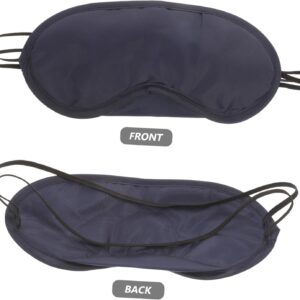 Classic Black Sleep Mask – Lightweight Eye Mask for Sleeping, Naps, and Travel (18cm x 8cm) 1Pcs-B0FMQ7BHCF