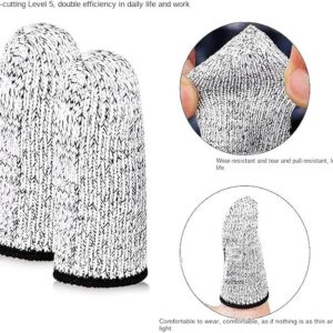 5 PCS Anti-Cut Finger Cover Finger Protector Sleeve Level 5 High-strength Safety Anti Cut Fingertip Gloves Kitchen ToolsB0FKTNRDT5