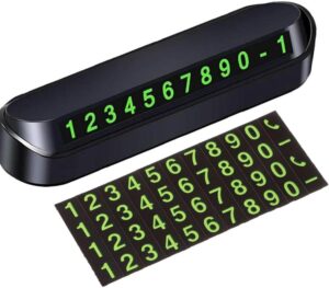Product Description: Temporary Parking Phone Number Plate-B0FMRNFTNC