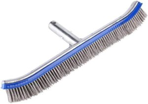 18inch Swimming Pool Steel Brush Bottom Walls Cleaning Supplies Compatible With Pond Spa Hot Spring-B0FMGRQKJ6