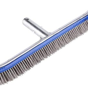 18inch Swimming Pool Steel Brush Bottom Walls Cleaning Supplies Compatible With Pond Spa Hot Spring-B0FMGRQKJ6