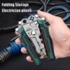 18 in 1 Foldable Wire Stripper, Multi-function Wire Stripping Pliers for Cutting and Pulling Wires Cable Scissors, Wire Stripper Tool-B0FMFPWWQ6