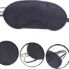 Classic Black Sleep Mask – Lightweight Eye Mask for Sleeping, Naps, and Travel (18cm x 8cm) 1Pcs-B0FMQ7BHCF