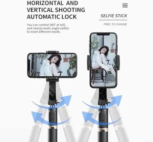 Offer Phone Gimbal Stabilizer, Portable Phone Stabilizer, Portait & Landscape Modes, Tripod, Selfie Stick, Smooth Recording Capabilities-B0FJ26LFBB