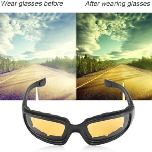1Pcs Windproof Motorcycle Goggles UV Protection Men Motor Glasses Riding EyewearMen Eye Protection Windproof Moto Goggles Accessories-B0FMR663D7