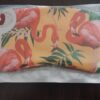 Flamingo Print Sleep Mask with Cooling Gel Insert – Yellow Tropical Design-B0FMQ4Y6KS