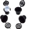 4Pcs Refillable/Reusable Coffee Capsules Pod For Coffee Machine - You Have To Select non Fully Grinding Been for best redults - Be Sure it is compatable with yours Machine-B0FLDNLXPS