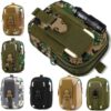 Men Waist Pack Bum Bag Pouch Waterproof Tactical Military Sport Hunting Belt Molle Nylon Mobile Phone Bags Travel Tools-B0CYF75DY2