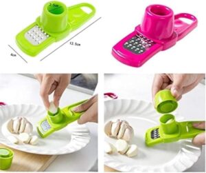 Simple Garlic Grinder Garlic Mud Artifact Stainless Garlic Grater Multi-Function Garlic Press Household Small Kitchen Utensils (1)-B0FLT2Y9SZ