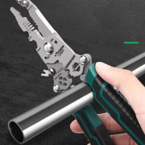 18 in 1 Foldable Wire Stripper, Multi-function Wire Stripping Pliers for Cutting and Pulling Wires Cable Scissors, Wire Stripper Tool-B0FMFPWWQ6